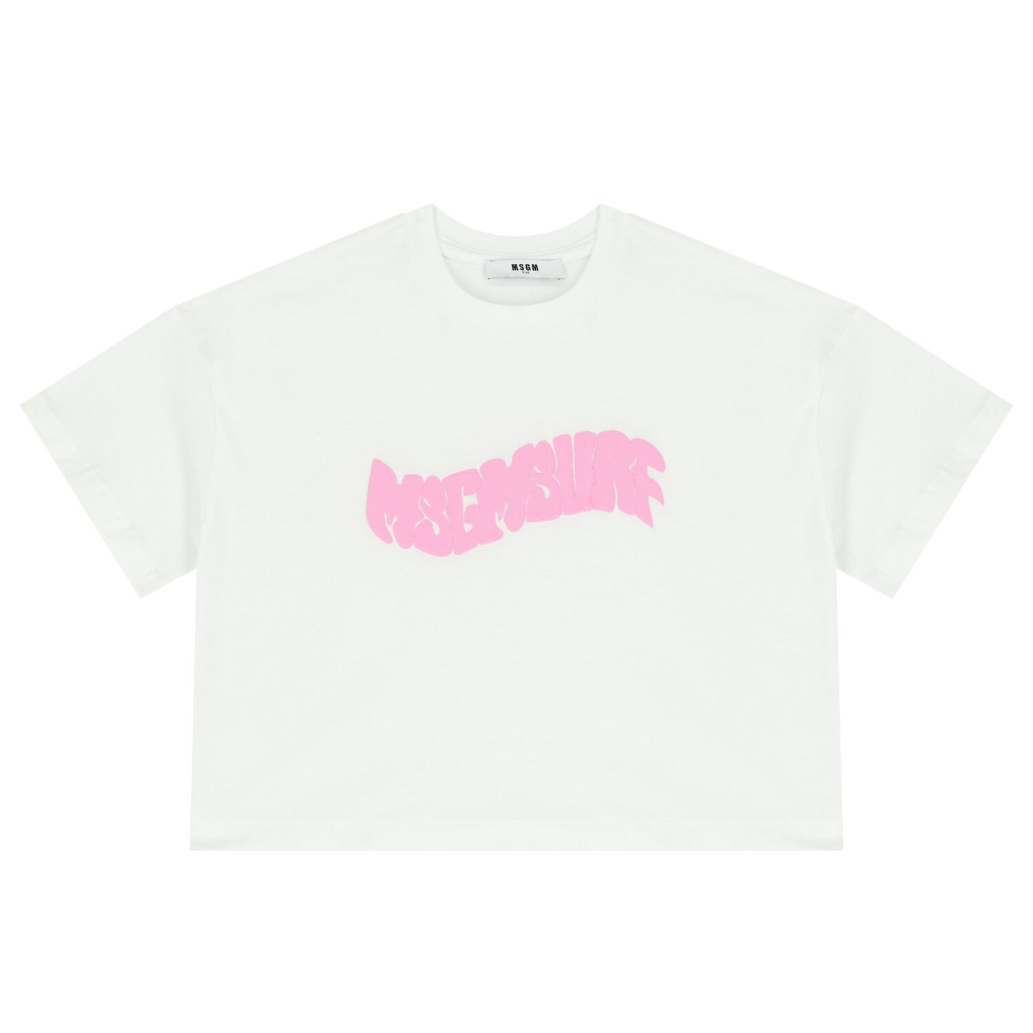 Girls White Logo T-Shirt, 2, hi-res image number null