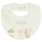 Ivory & Beige Geo Map Babygrow Set, 3, hi-res
