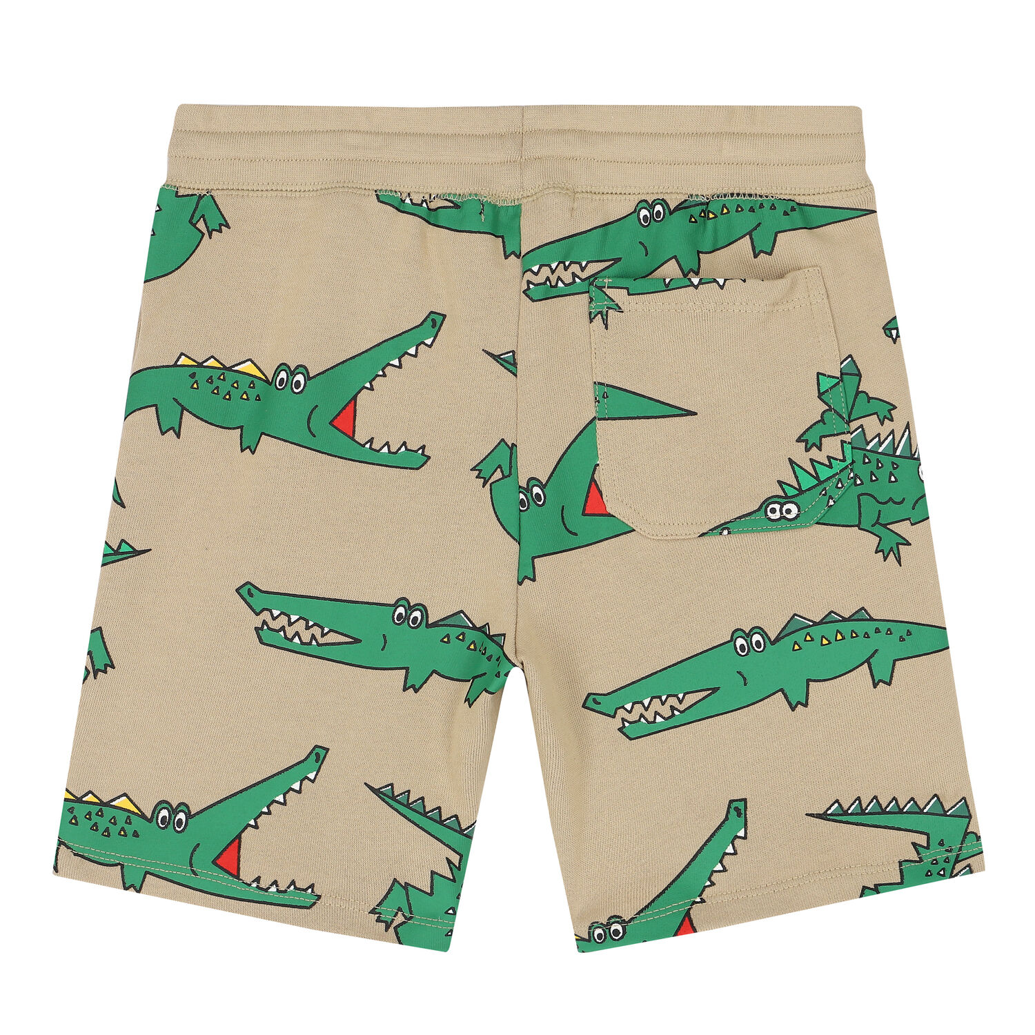 Boys Brown Crocodile Shorts, 1, hi-res