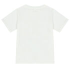 Younger Girls White Animals T-Shirt, 1, hi-res