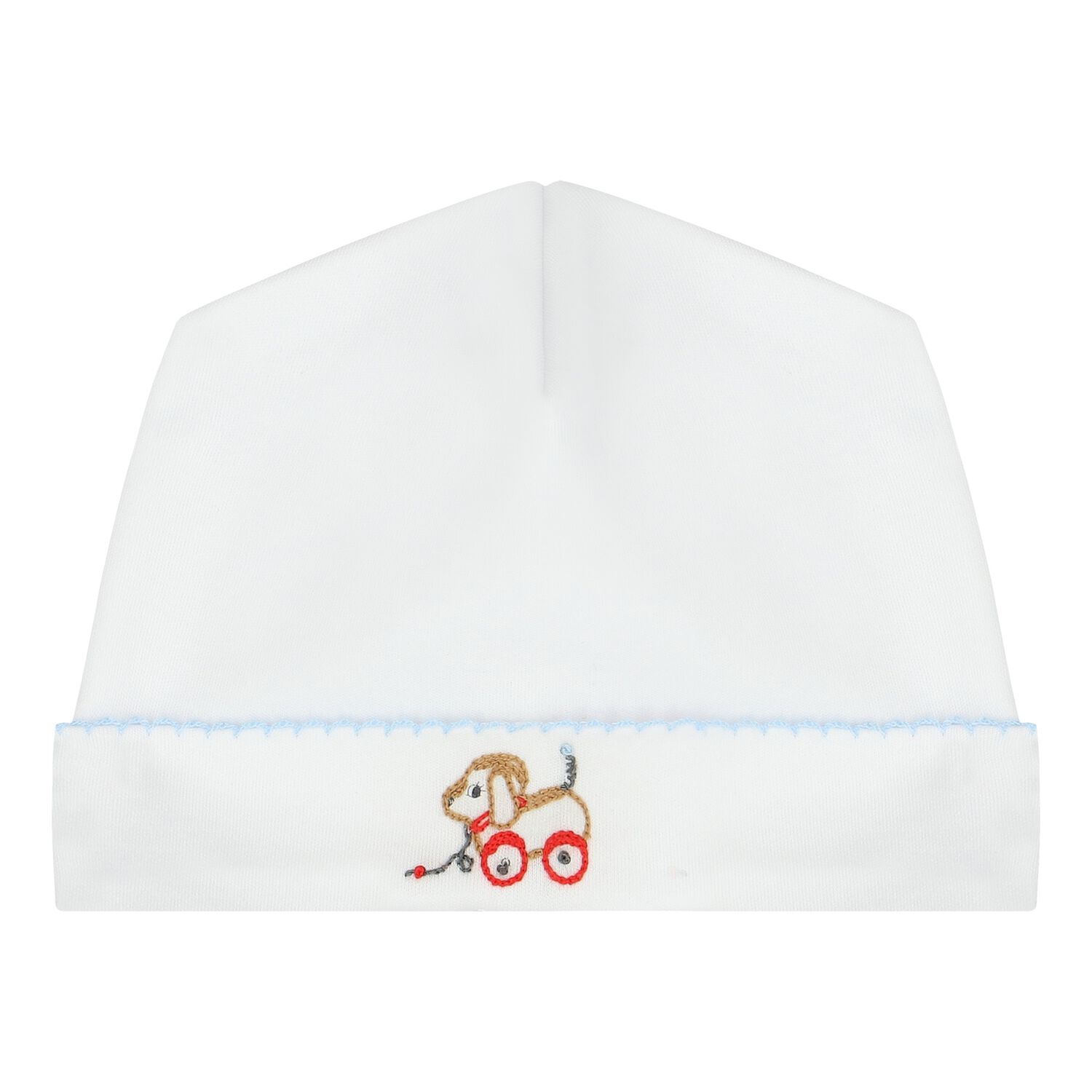 Baby Boys White Toy Print Hat, 1, hi-res image number null