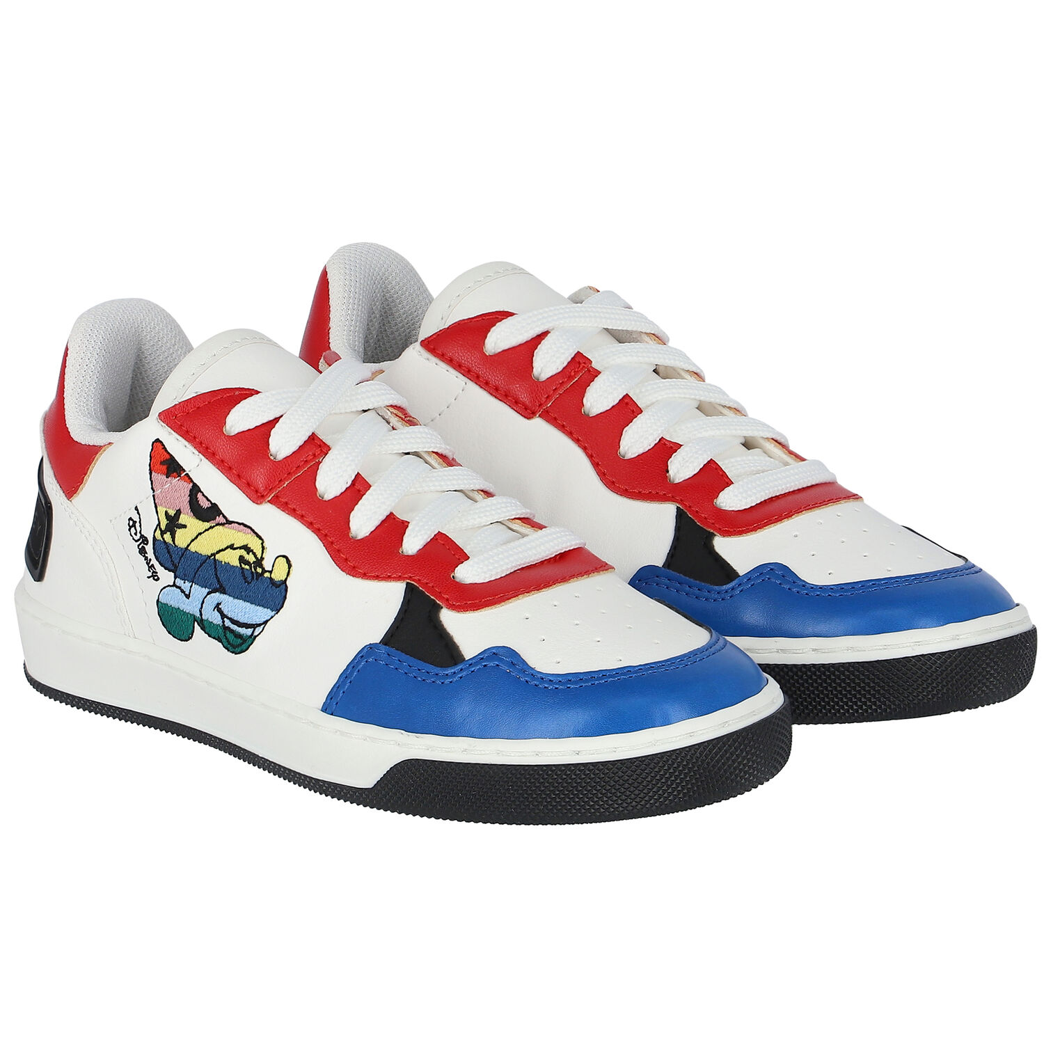 White Mickey Mouse Trainers, 1, hi-res
