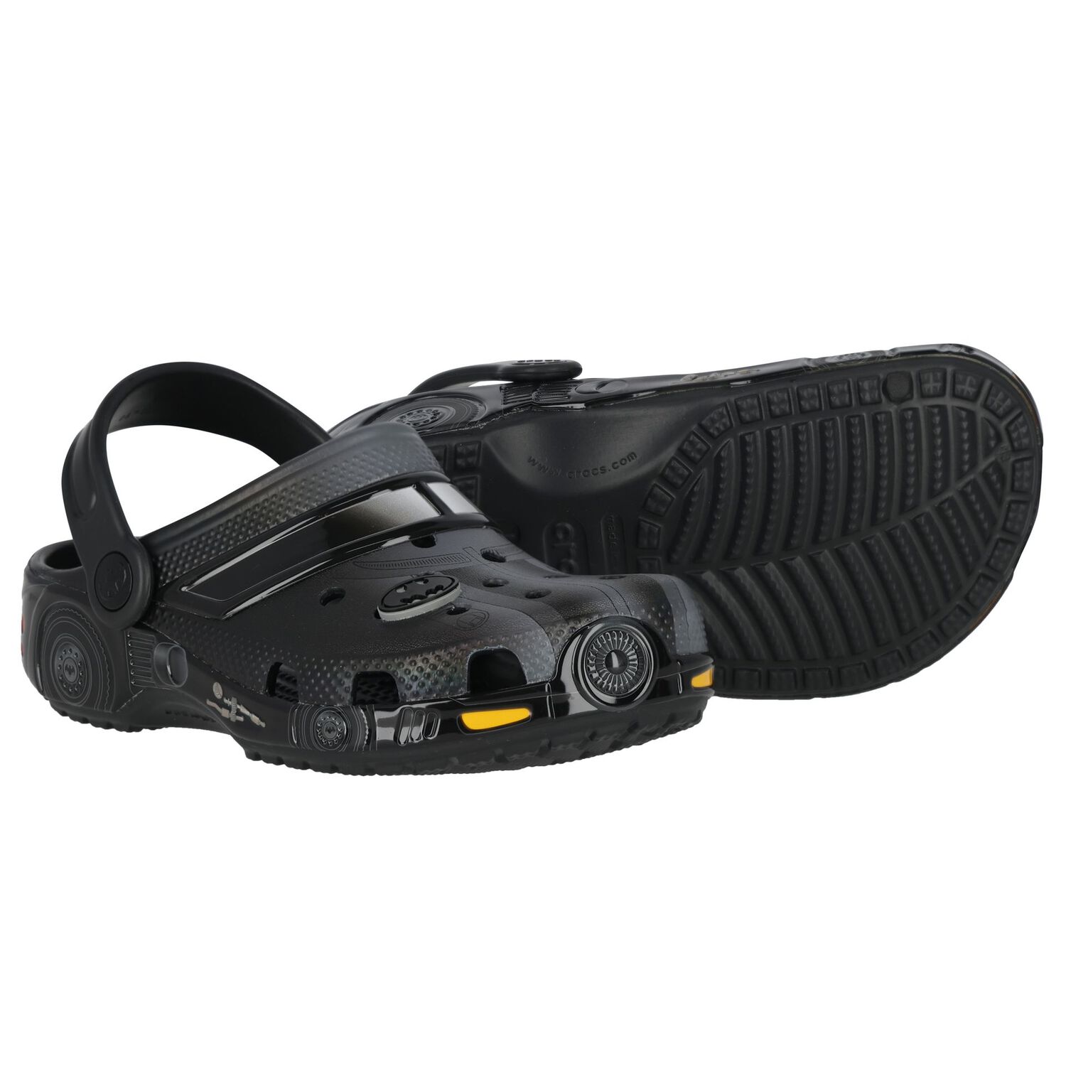 Black Batman Classic Clogs Sandals, 1, hi-res