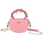 Girls Pink Floral Handbag, 1, hi-res