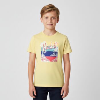 Boys Yellow Logo T-Shirt
