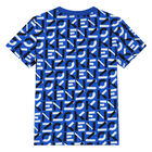 Boys Blue & White Logo T-Shirt, 1, hi-res