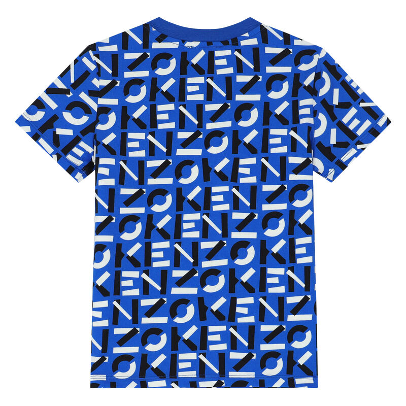 Boys Blue & White Logo T-Shirt, 1, hi-res image number null