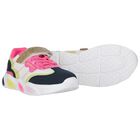 Girls Multi-Coloured Logo Trainers, 1, hi-res