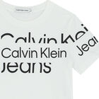 Boys White Logo T-Shirt, 1, hi-res