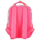 Girls Pink Iridescent Sequin Logo Backpack, 1, hi-res