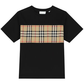 Black Checkered T-Shirt