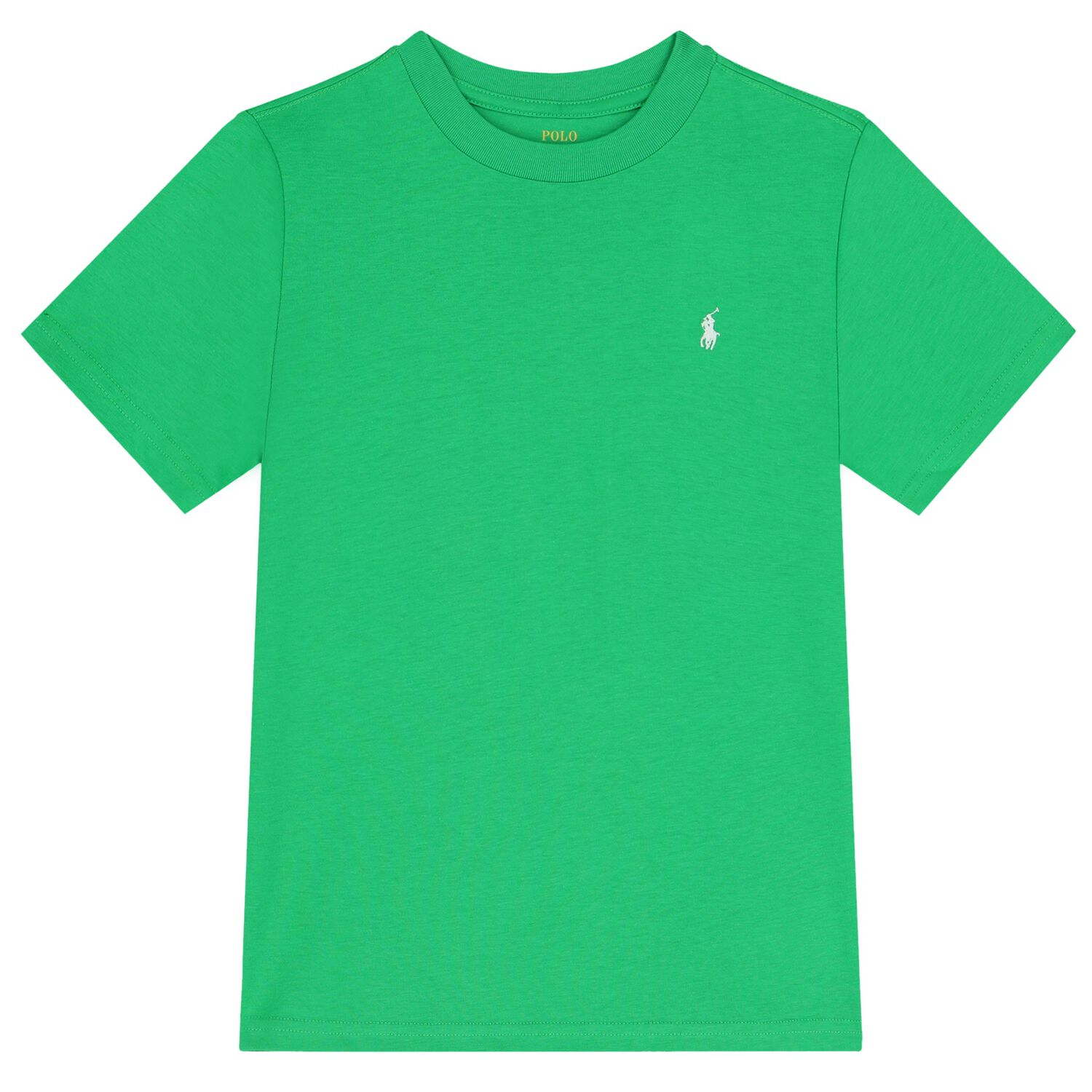 Boys Green Logo T-Shirt, 3, hi-res