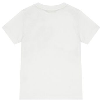 Boys White Logo T-Shirt
