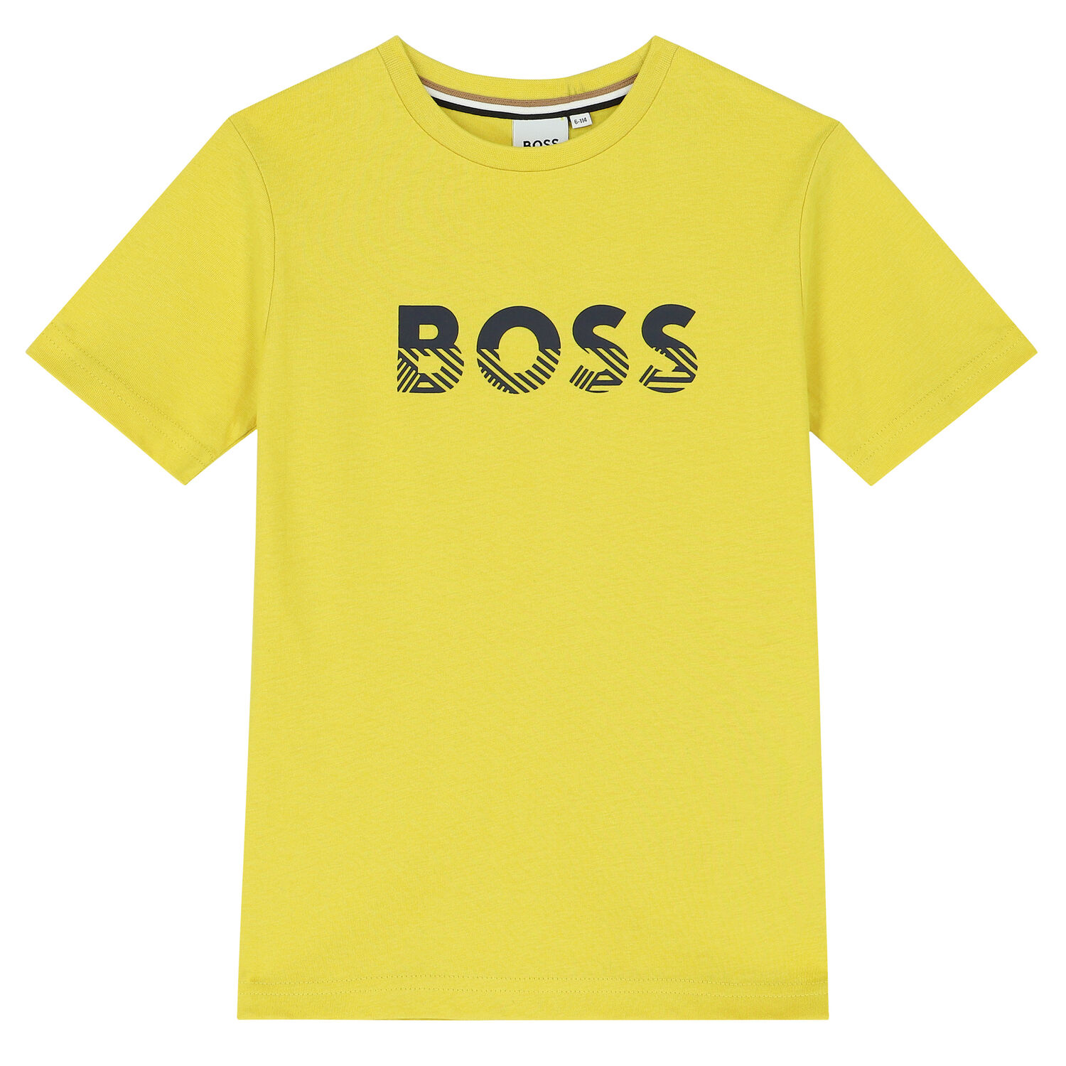 Boys Yellow Logo T-Shirt, 2, hi-res image number null