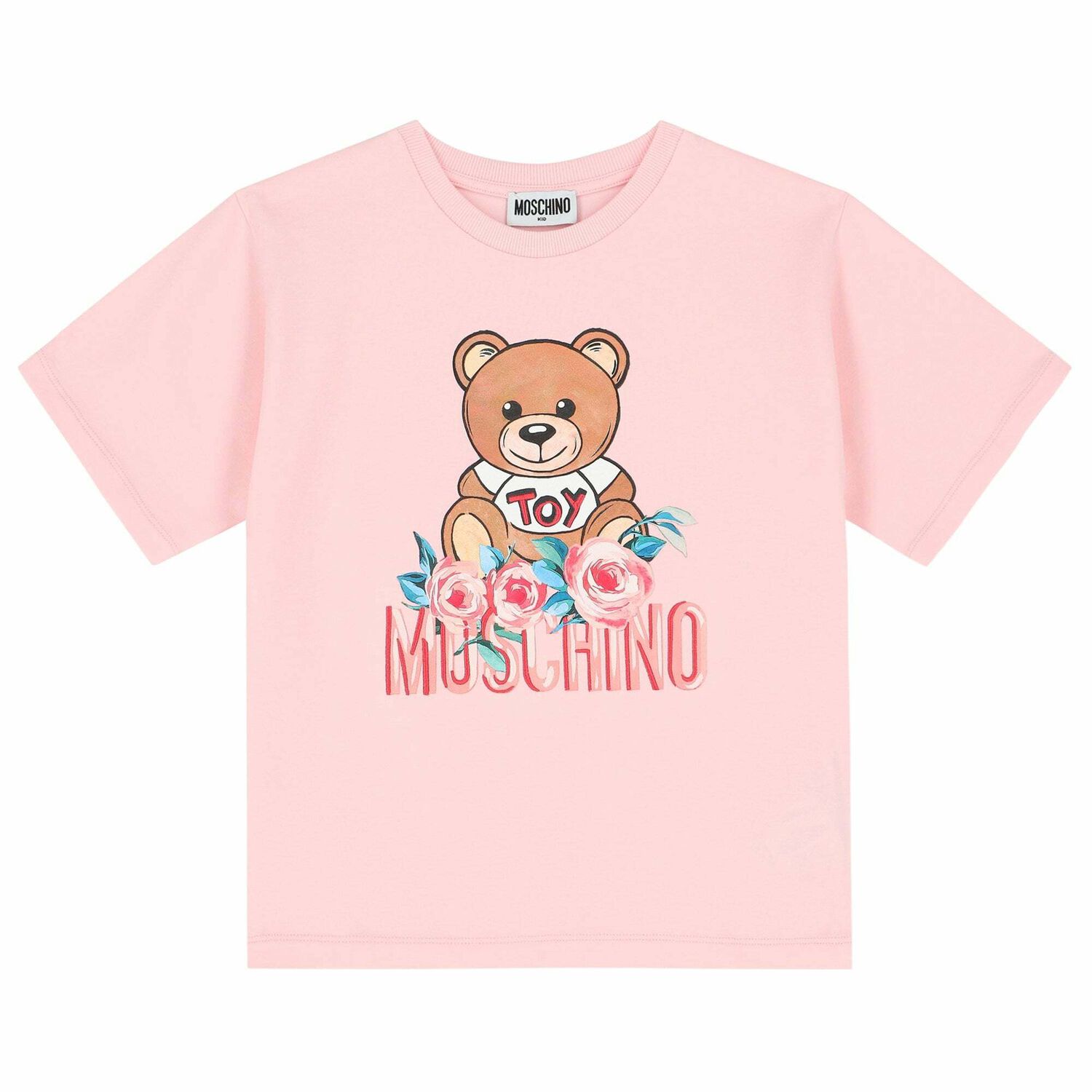 Girls Pink Logo T-Shirt, 1, hi-res