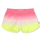 Girls Neon Pink & Neon Yellow Ombre Shorts, 1, hi-res