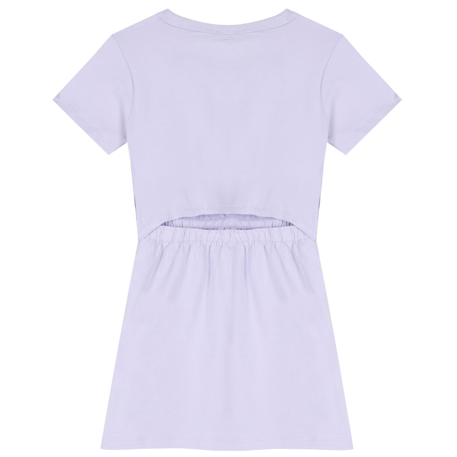 Girls Purple Glittery Logo Dress, 2, hi-res image number null
