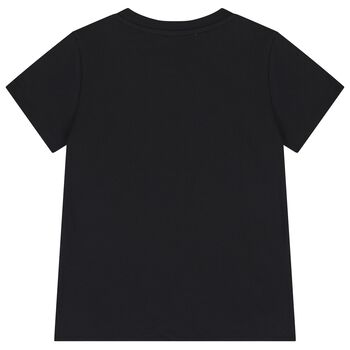Black Teddy Bear Logo T-Shirt