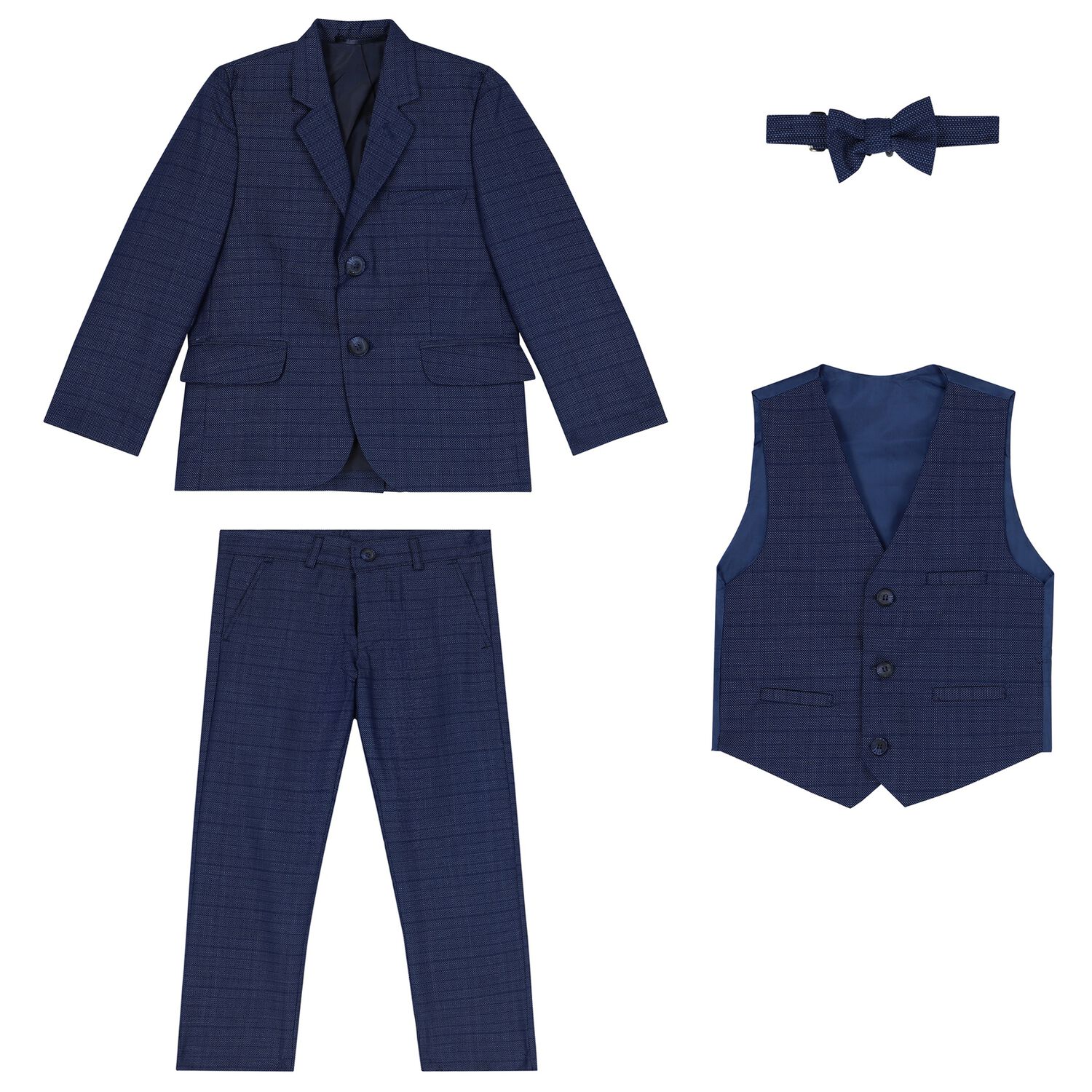 Boys Blue Suit Set, 1, hi-res