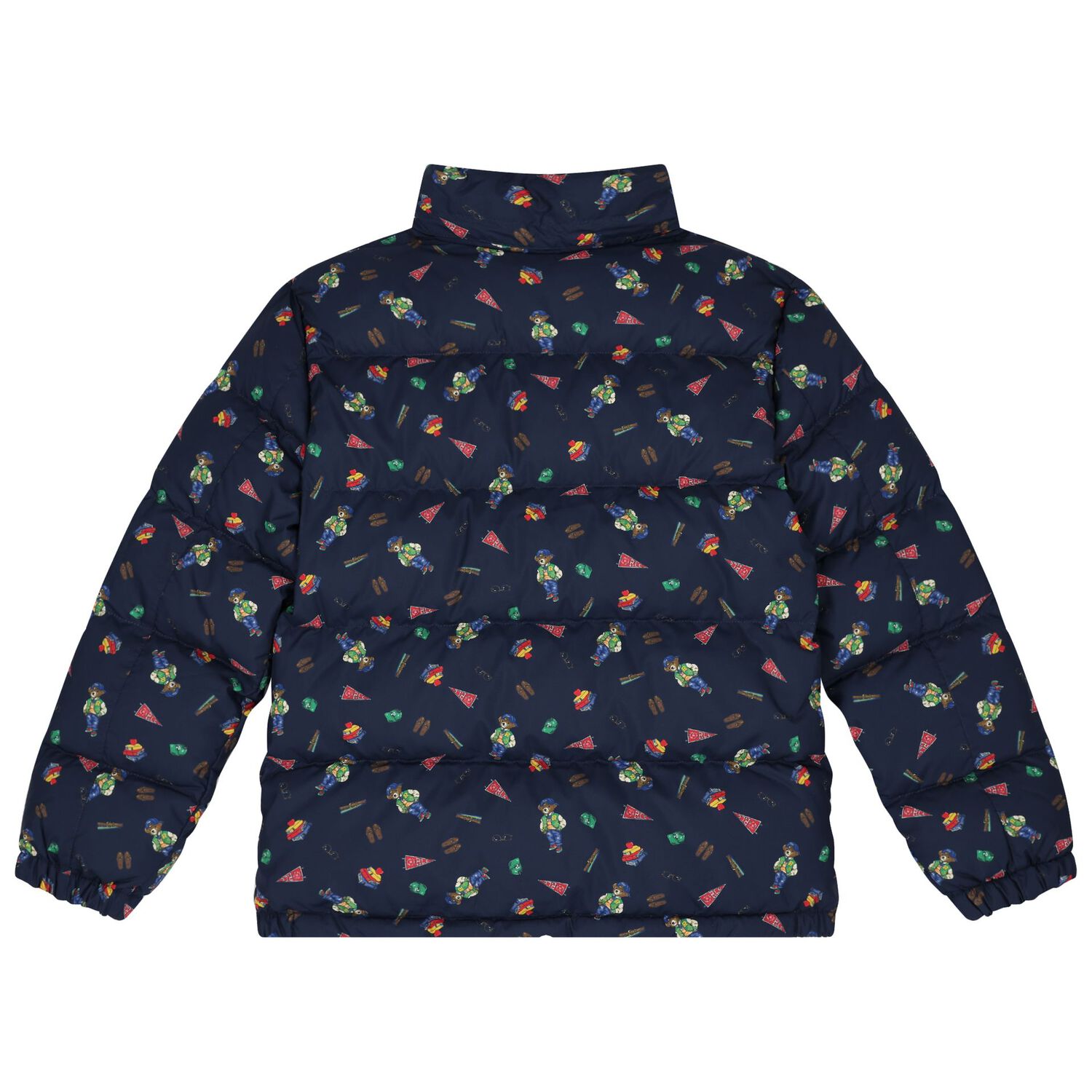 Boys Multicolor Logo Puffer Jacket, 1, hi-res image number null