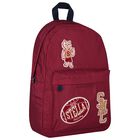 Boys Burgundy Tiger Logo Backpack ( 45cm ), 1, hi-res