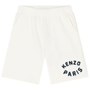 Boys Ivory Logo Shorts