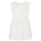 Girls Ivory Chiffon Bubble Dress, 1, hi-res