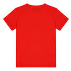 Boys Red Logo T-Shirt, 1, hi-res