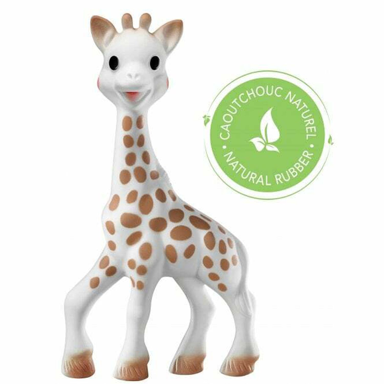 Baby Ivory Giraffe Rubber Toy, 1, hi-res image number null