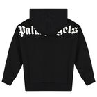 Black Logo Hooded Top, 1, hi-res