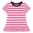 Baby Girls Pink & Navy Blue Leggings Set, 1, hi-res