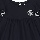 Girls Navy Blue Logo Dress, 3, hi-res