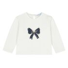 Younger Girls Navy Blue Tweed Knit Skirt Set, 2, hi-res