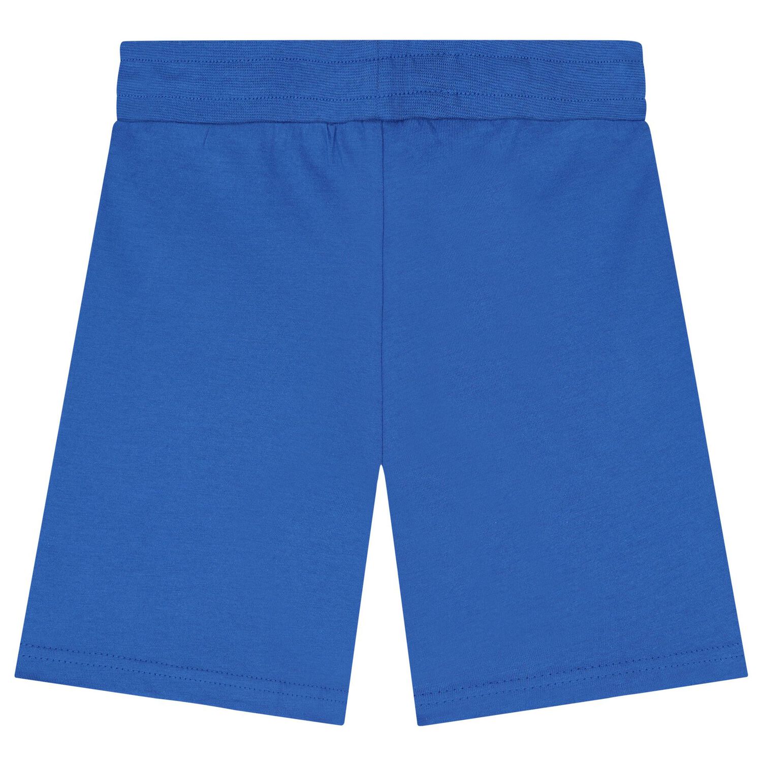 Boys White & Blue Logo Shorts Set, 1, hi-res