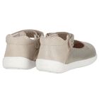 Younger Girls Gold Faux Leather Shoes, 1, hi-res