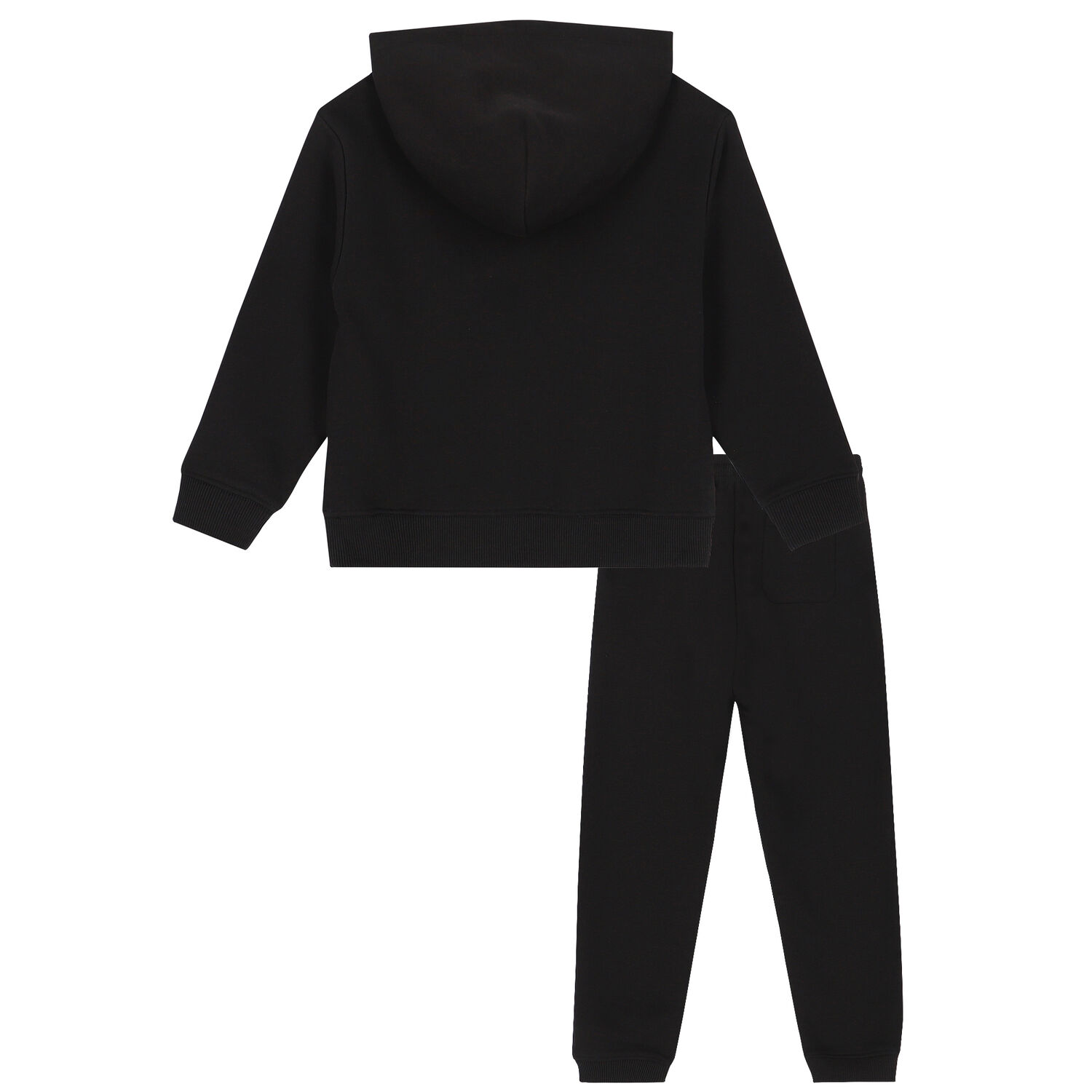 Boys Black Logo Tracksuit, 1, hi-res