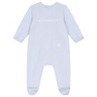 Baby Boys Blue Logo Babygrow Gift Set, 1, hi-res