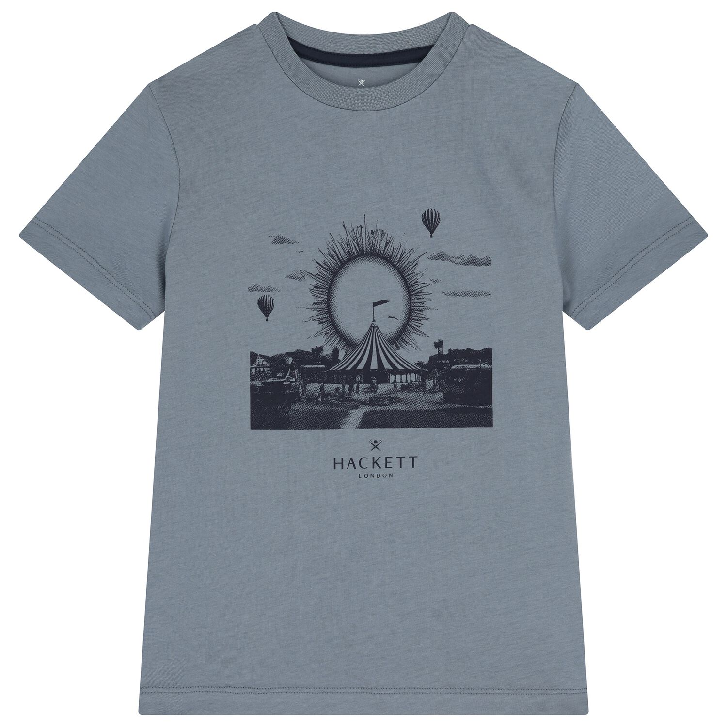 Boys Blue Logo T-Shirt, 1, hi-res