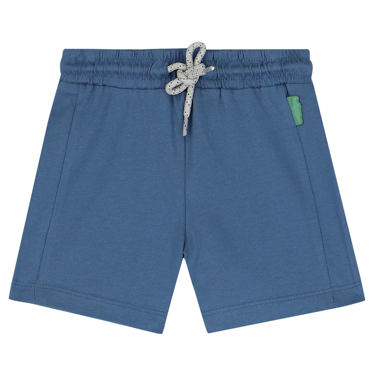 Younger Boys White, Aqua & Navy Blue Shorts Set, 1, hi-res image number null