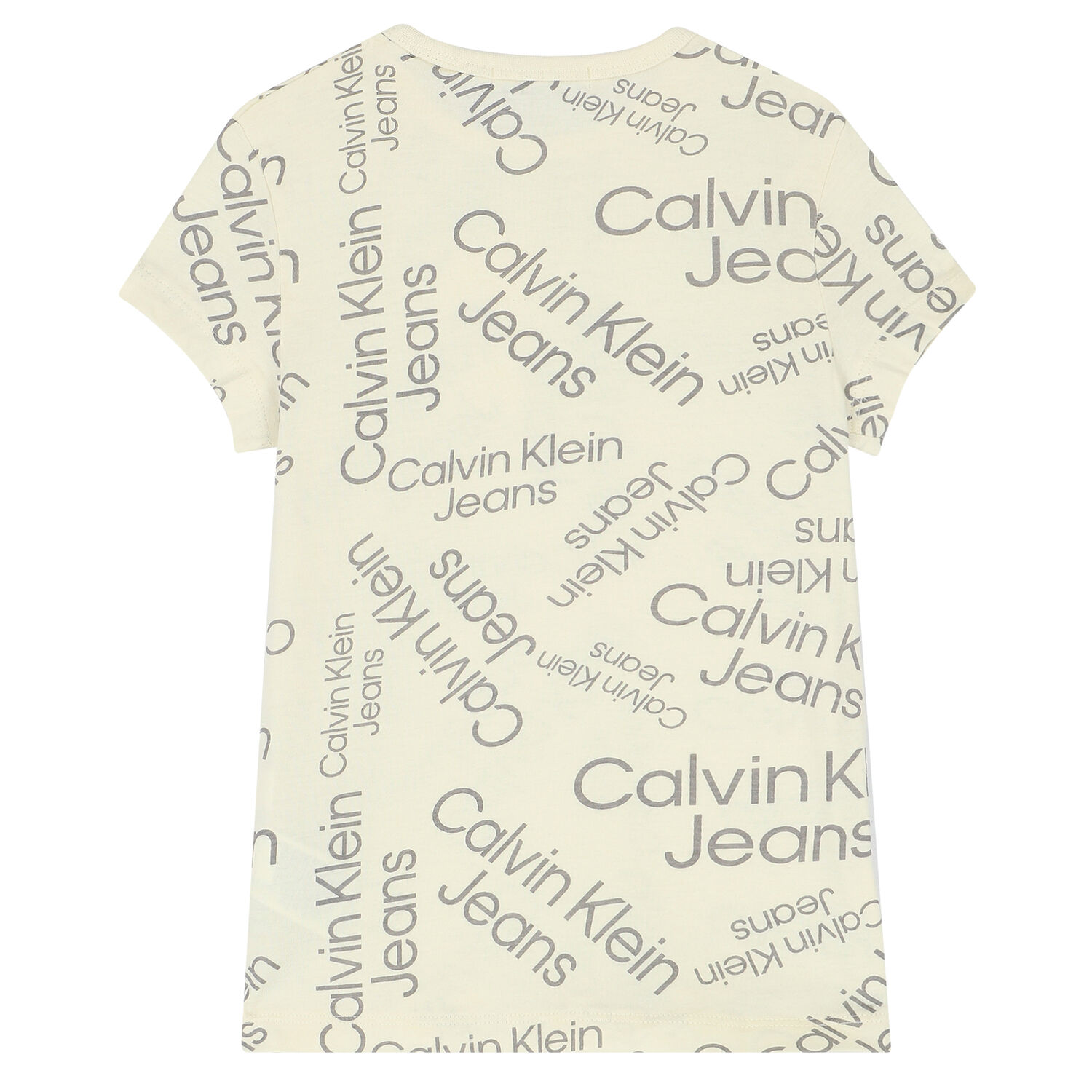 Girls Beige Logo T-Shirt, 2, hi-res