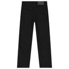 Boys Black Denim Jeans, 1, hi-res