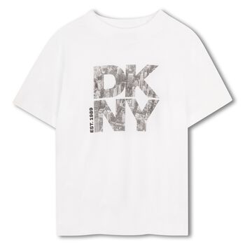 Boys White Logo T-Shirt