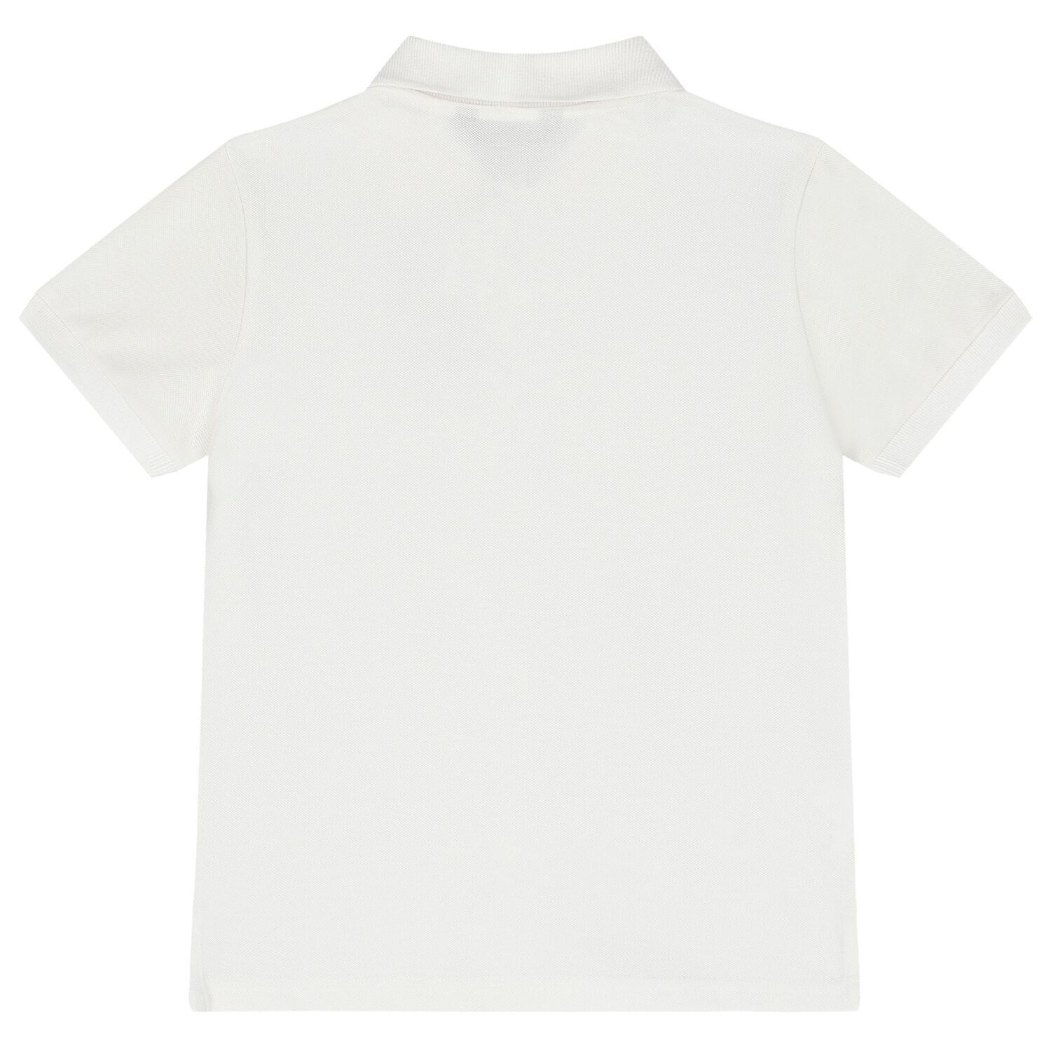 Boys White Logo Polo Shirt, 1, hi-res image number null