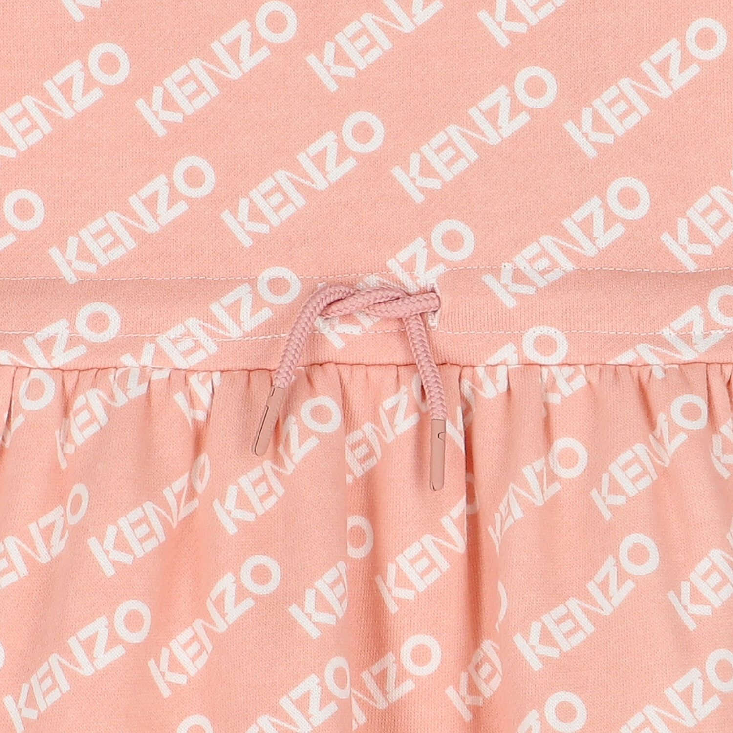 Younger Girls Pink Logo Dress, 1, hi-res