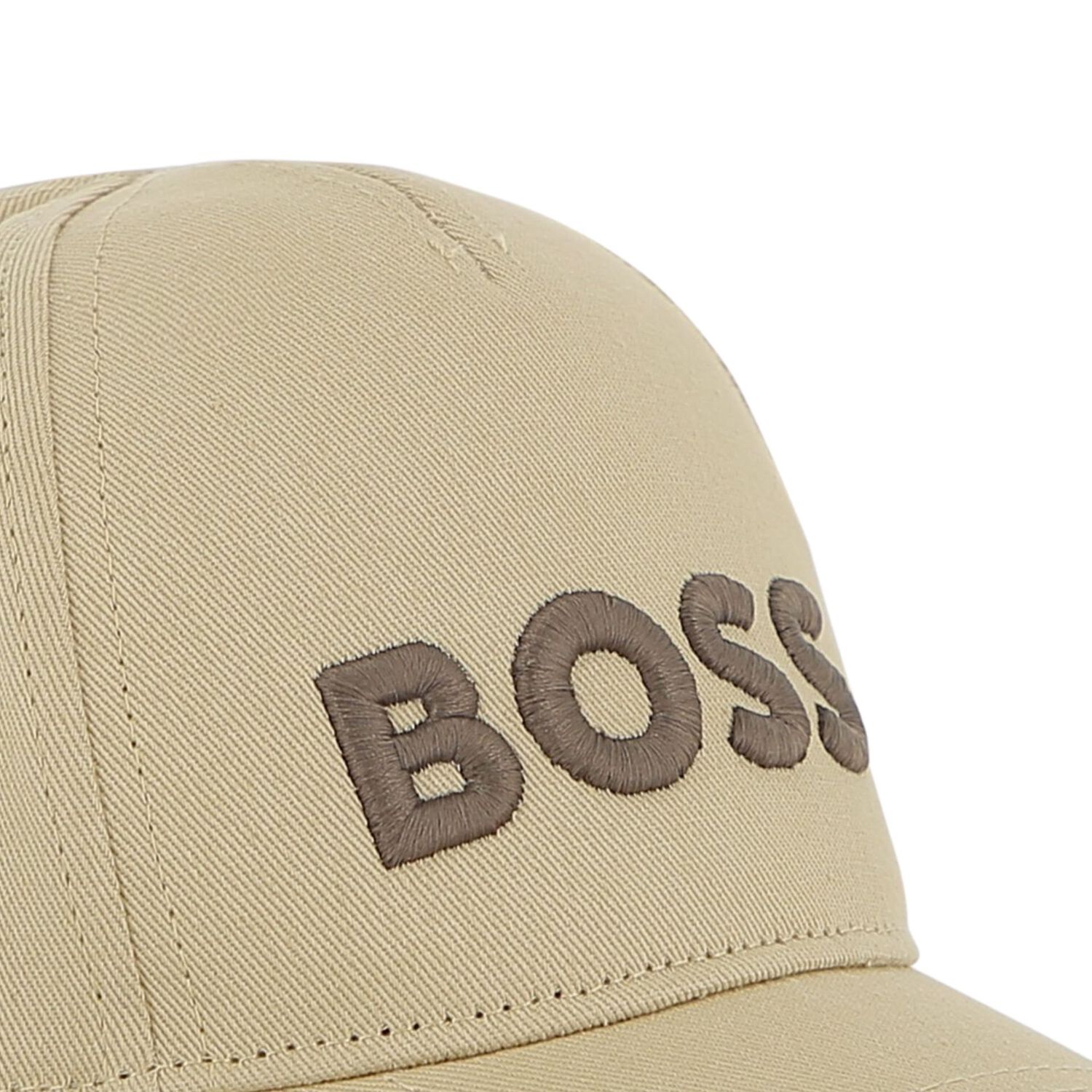 Boys Beige Logo Cap, 1, hi-res