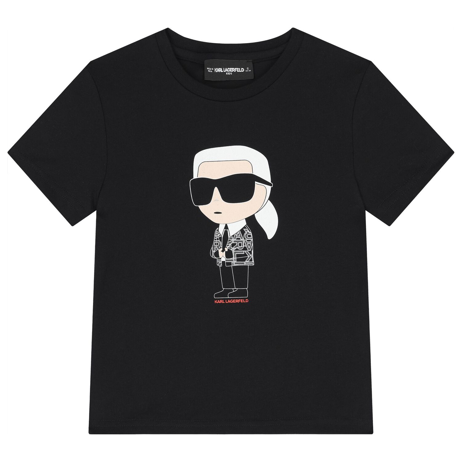 Boys Black Ikonik Logo T-Shirt, 1, hi-res