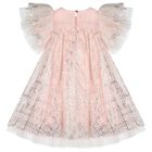Girls Pink Ruffle Tulle Marlowe Dress, 1, hi-res
