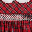Baby Girls Red Tartan Dress, 1, hi-res