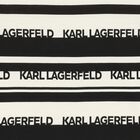 Boys Ivory & Black Striped Logo T-Shirt, 1, hi-res