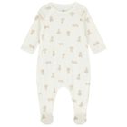 Ivory Teddy Bear Babygrow Gift Set, 1, hi-res